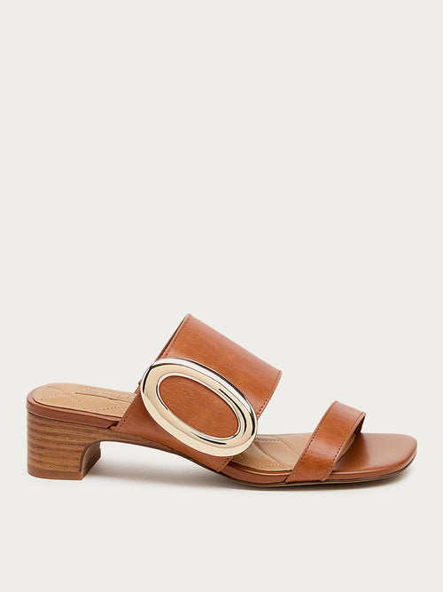 Ava Auburn Mule Sandal