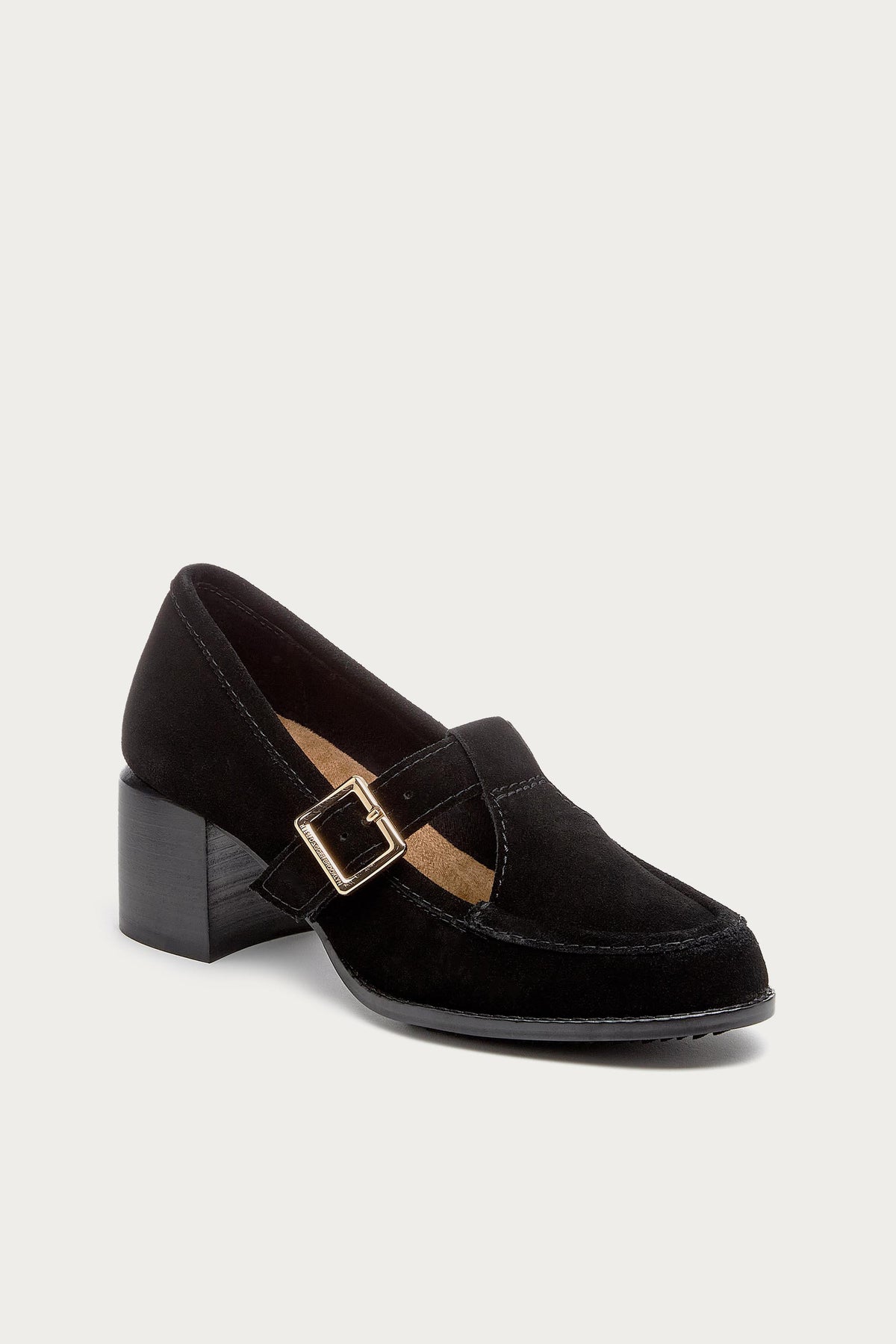 Caleb Black T-Strap Mary Jane Heel