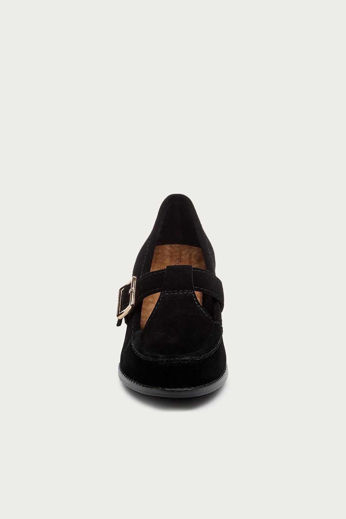 Caleb Black T-Strap Mary Jane Heel