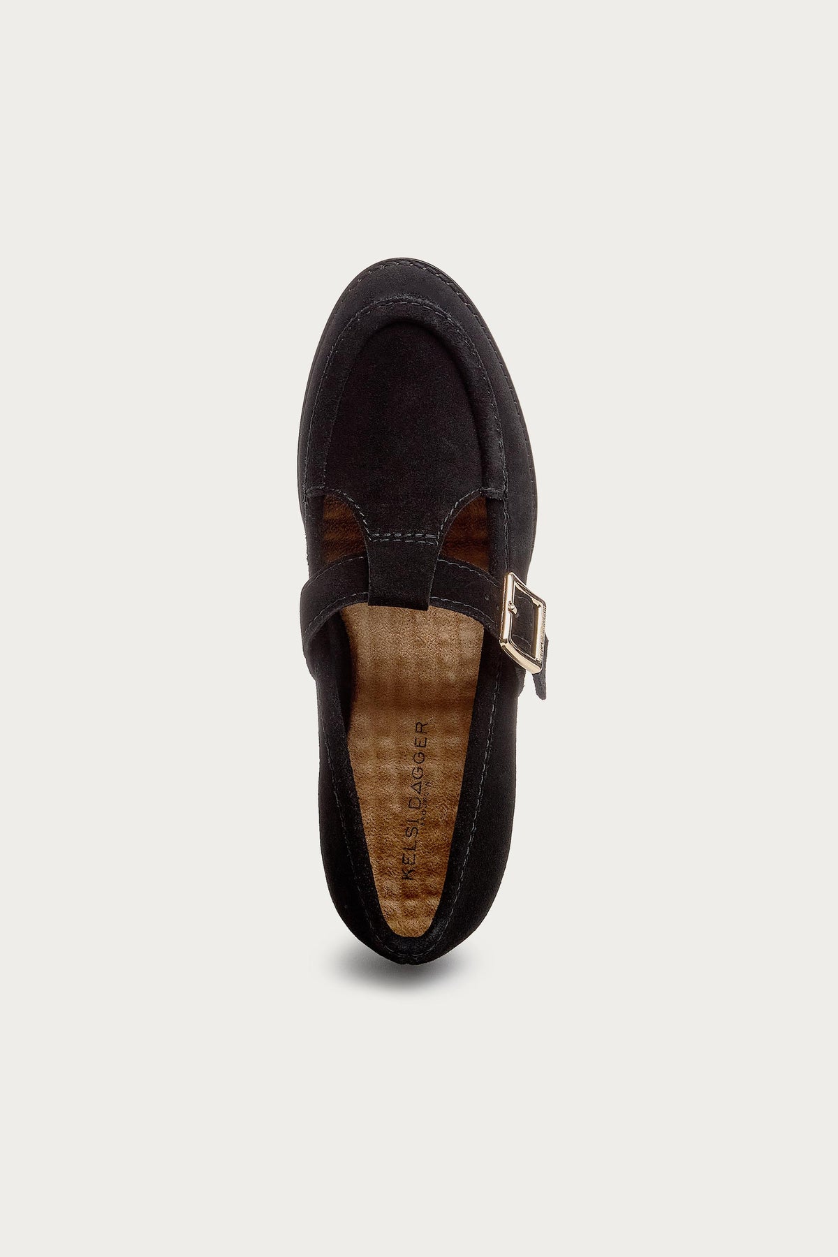 Caleb Black T-Strap Mary Jane Heel