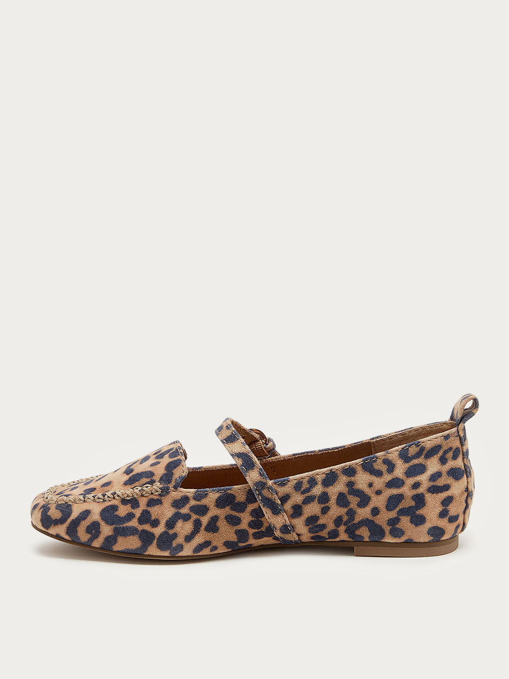 Ferry Leopard Mary Jane Flats
