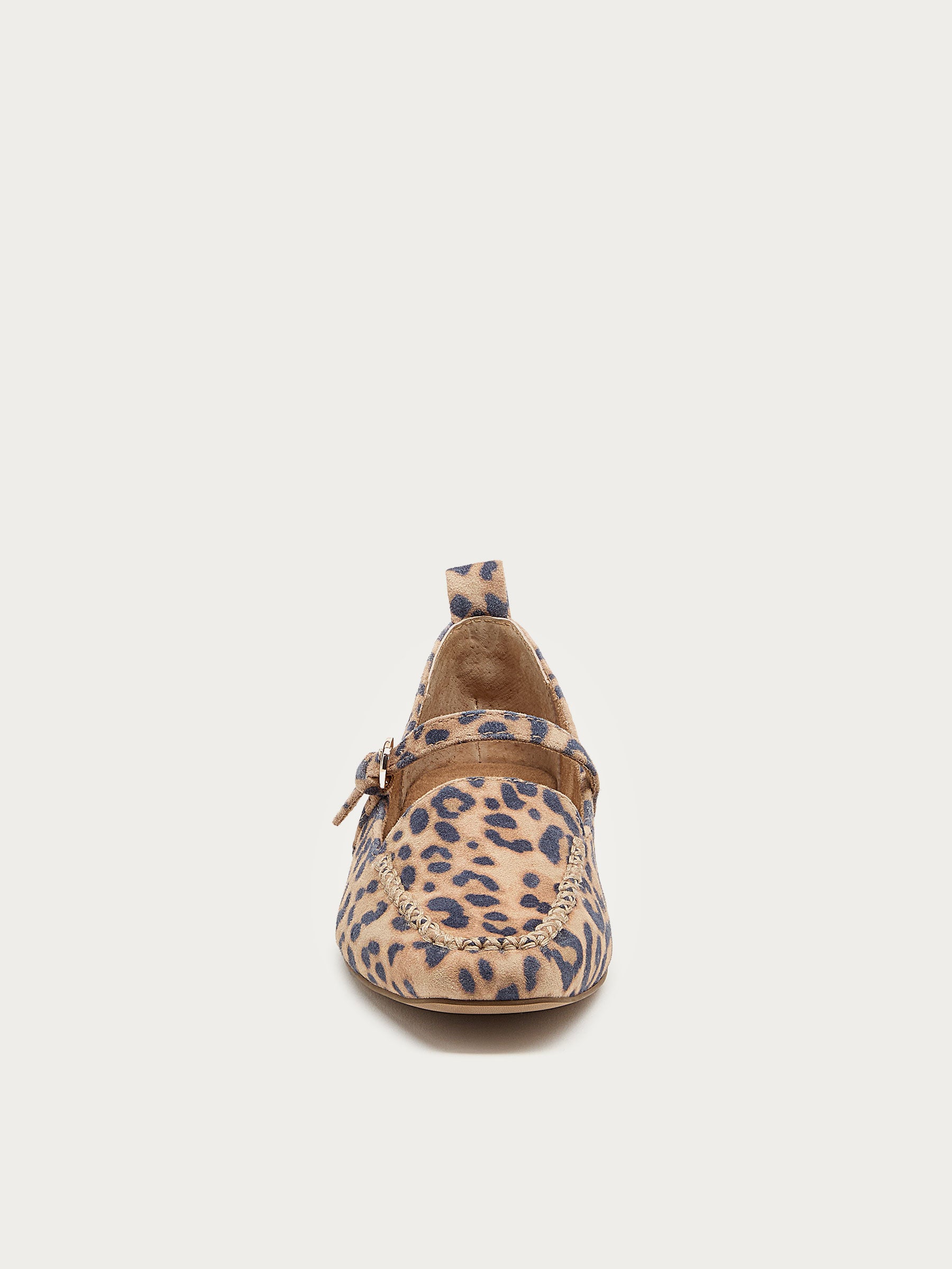 Ferry Leopard Mary Jane Flats