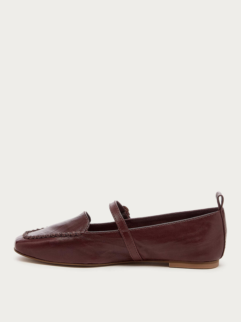 Ferry Warm Brown Mary Jane Flats