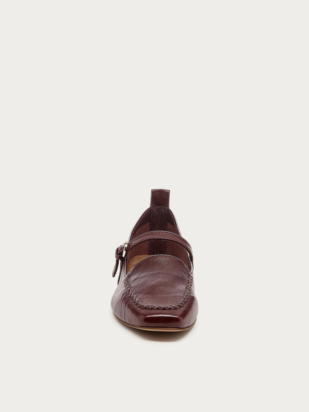 Ferry Warm Brown Mary Jane Flats