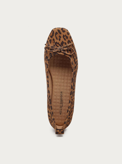 Frankie Leopard Ballet Flats