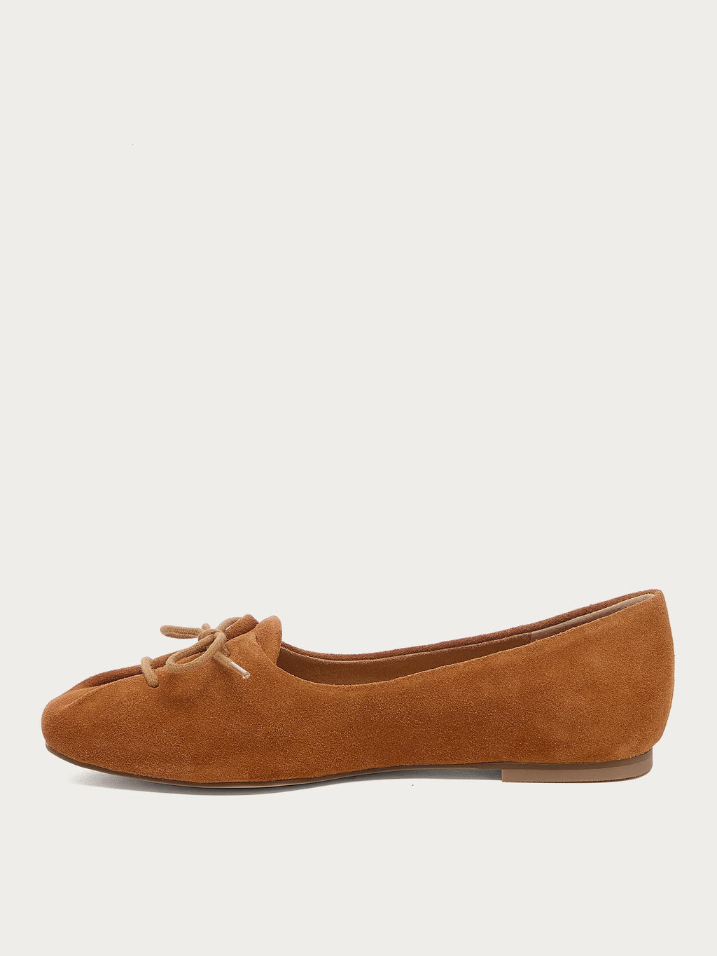 Freddie Cognac Ballet Flats