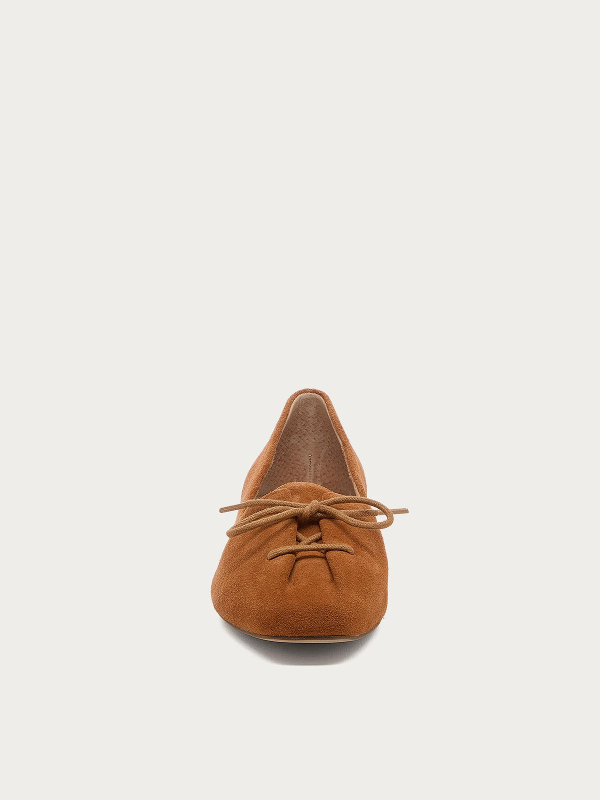 Freddie Cognac Ballet Flats