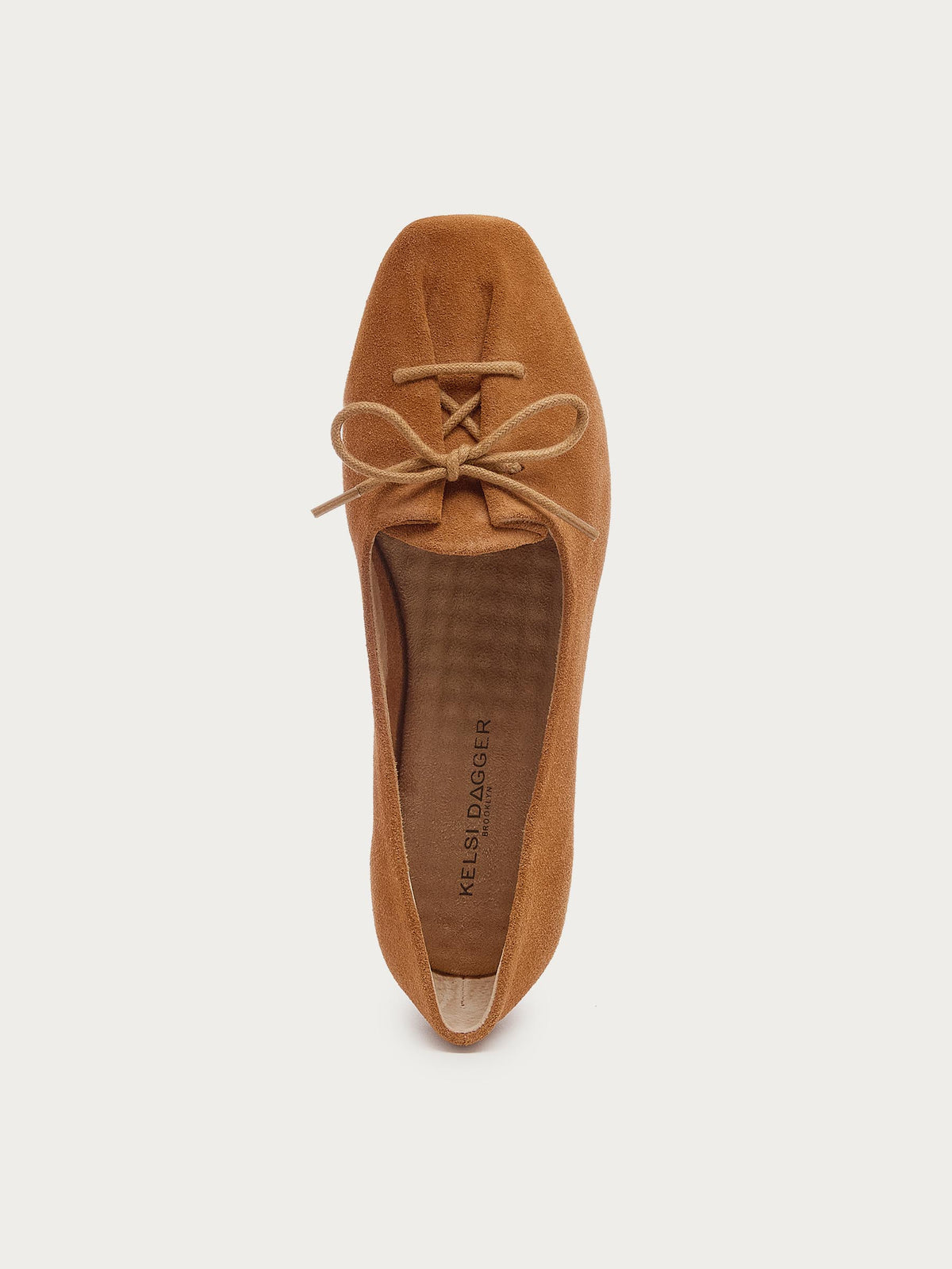 Freddie Cognac Ballet Flats