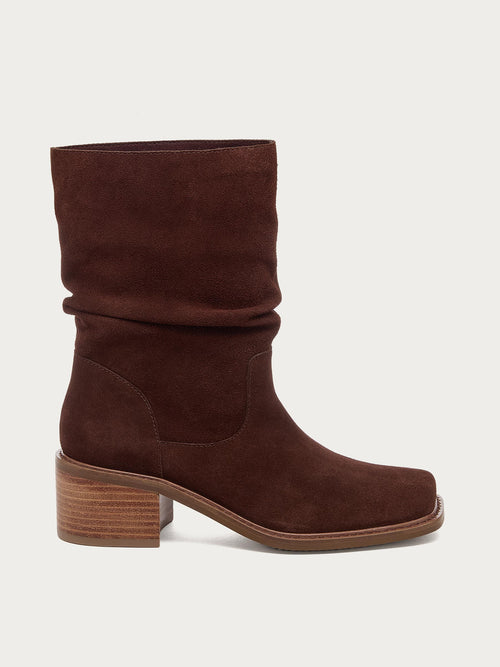 Griffin Brown Slouchy Boots
