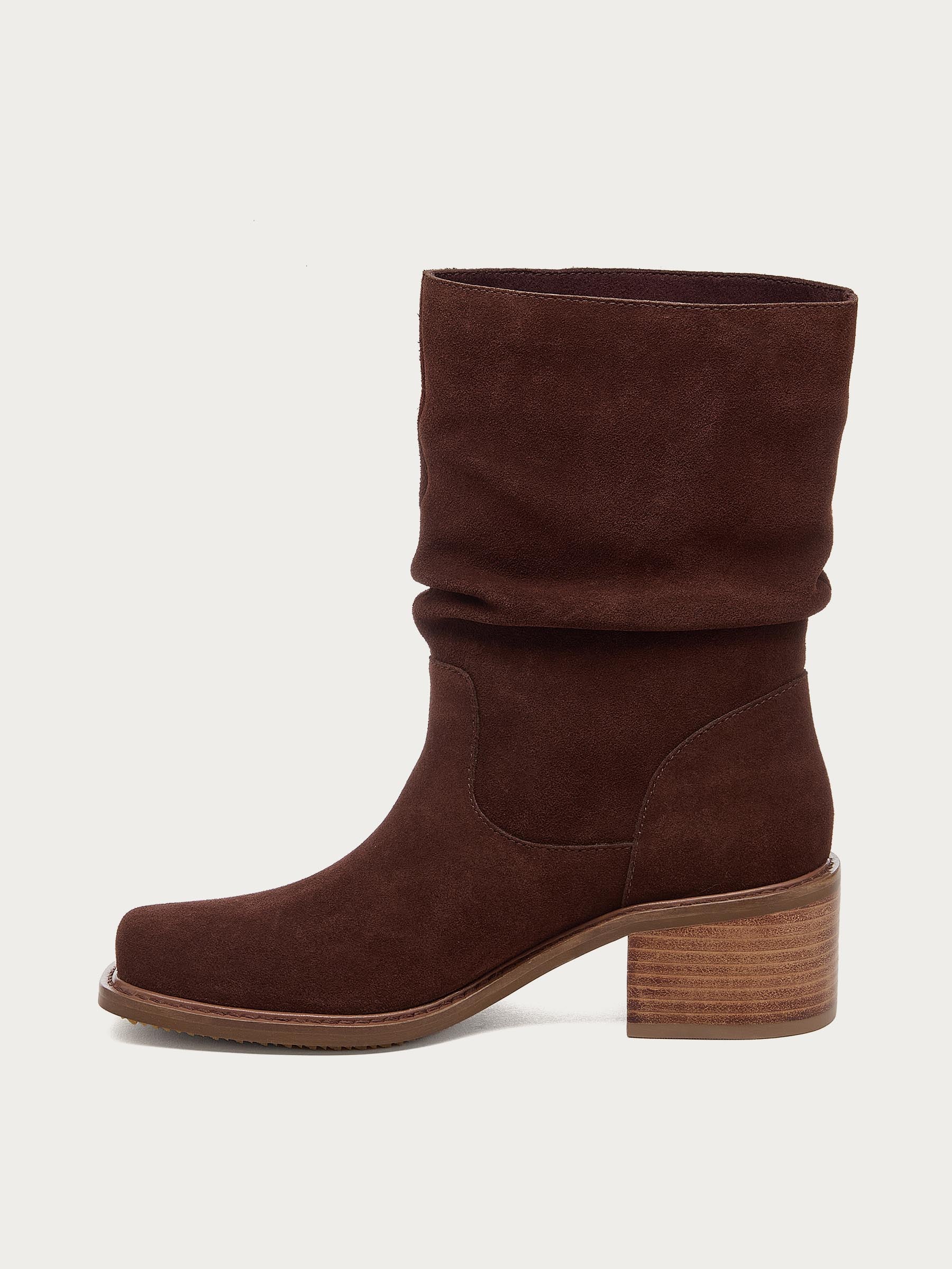 Griffin Brown Slouchy Boots