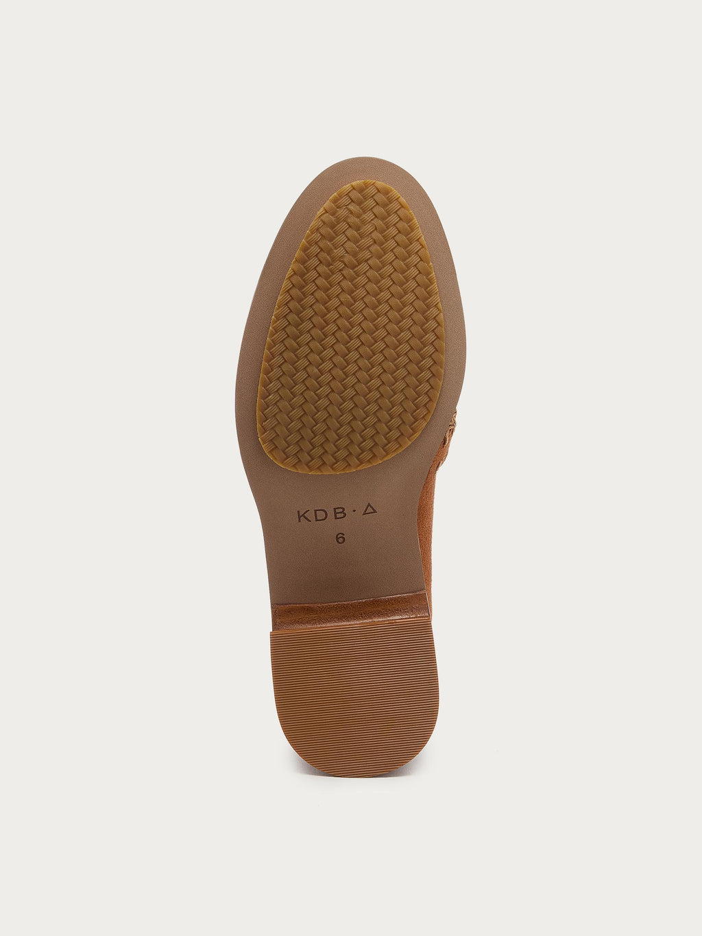 Halo Cognac Block Heel Loafer