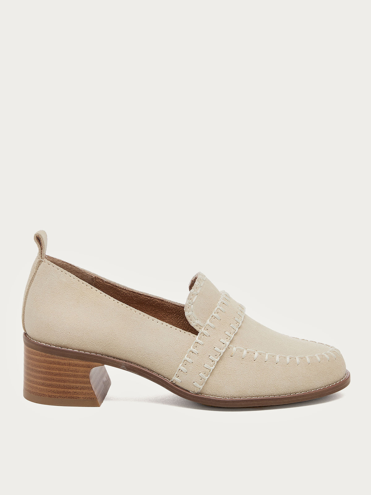 Halo Dune Block Heel Loafer