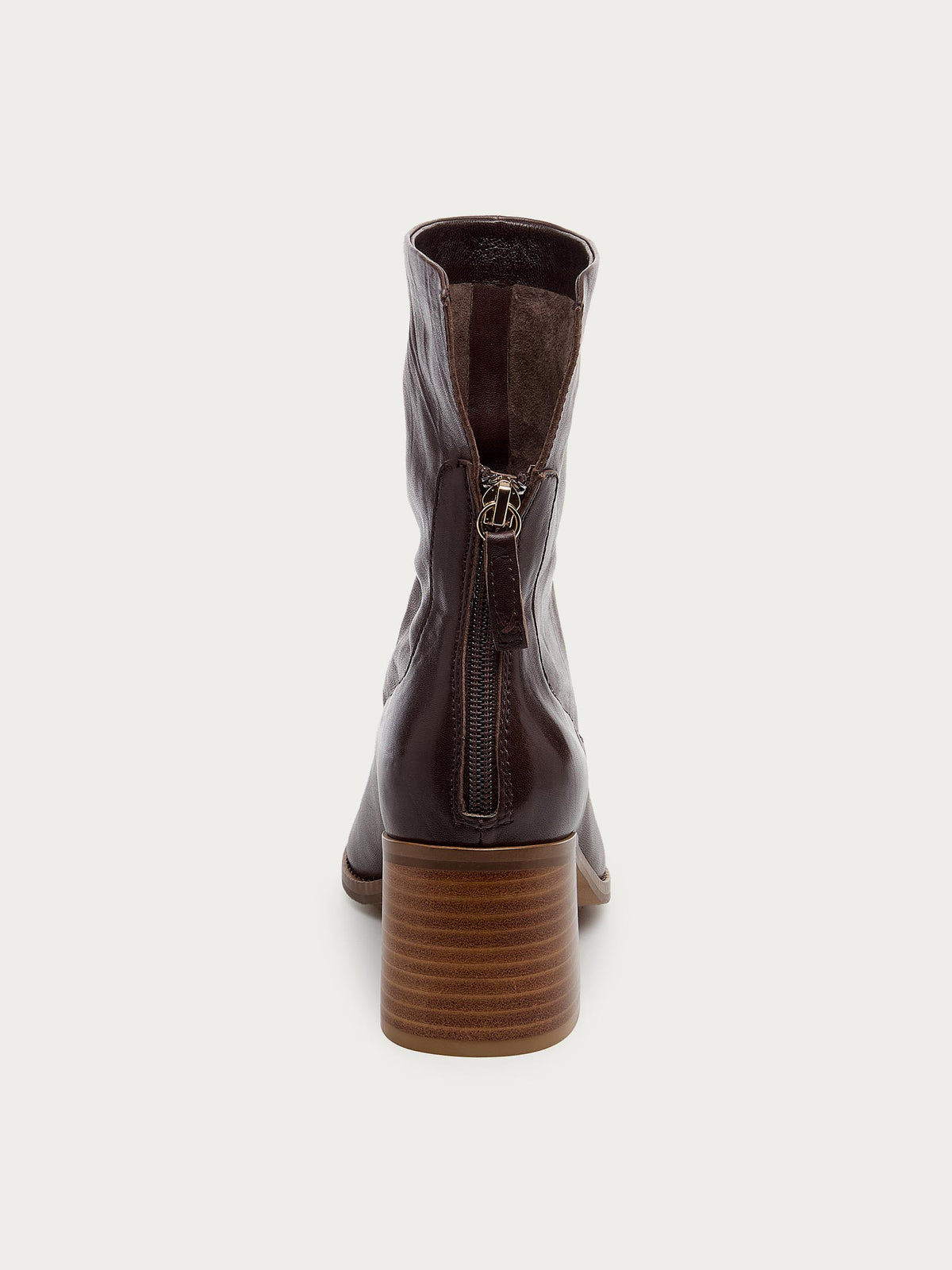 Island Cacao Leather Booties