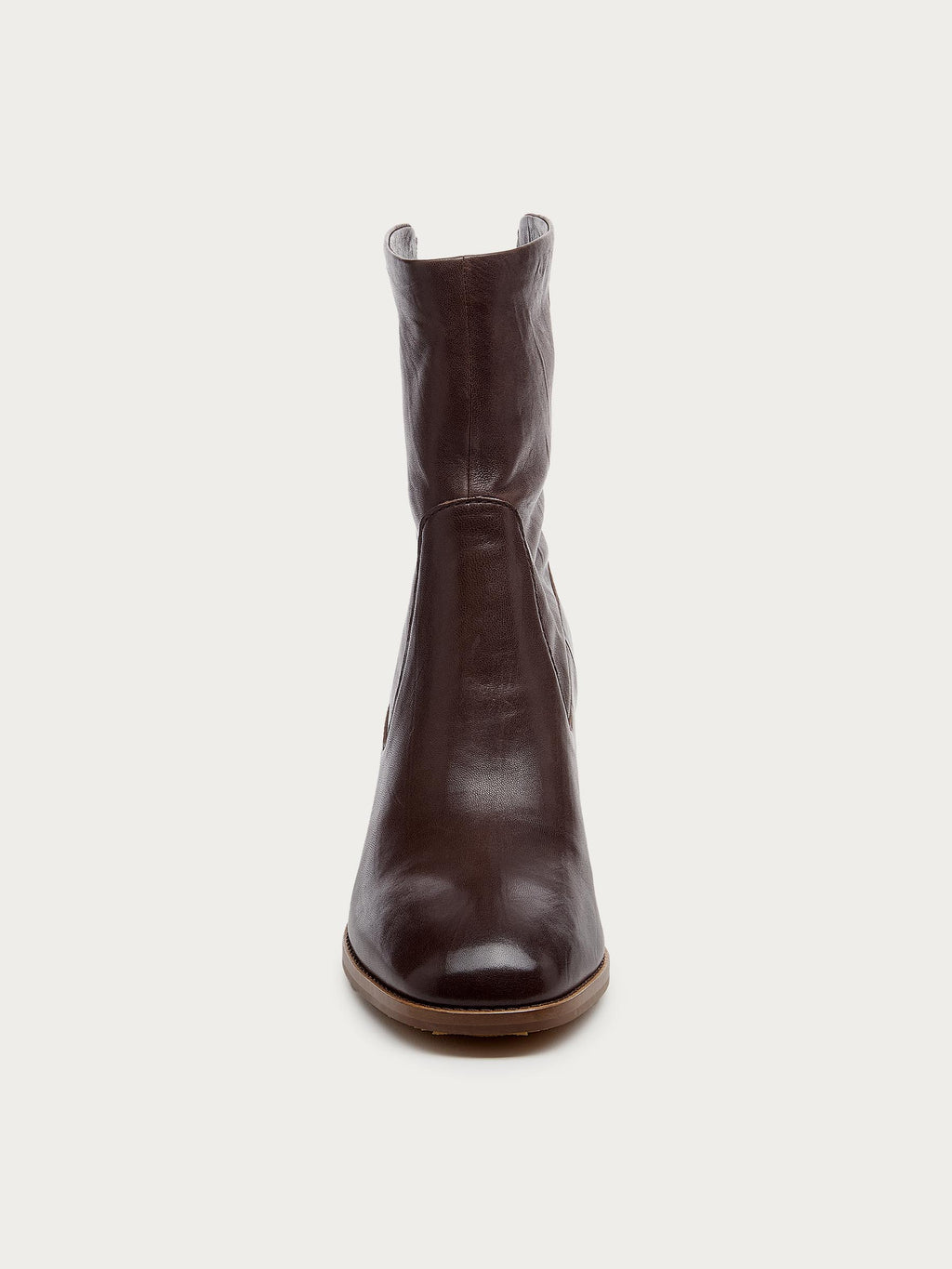 Island Cacao Leather Booties