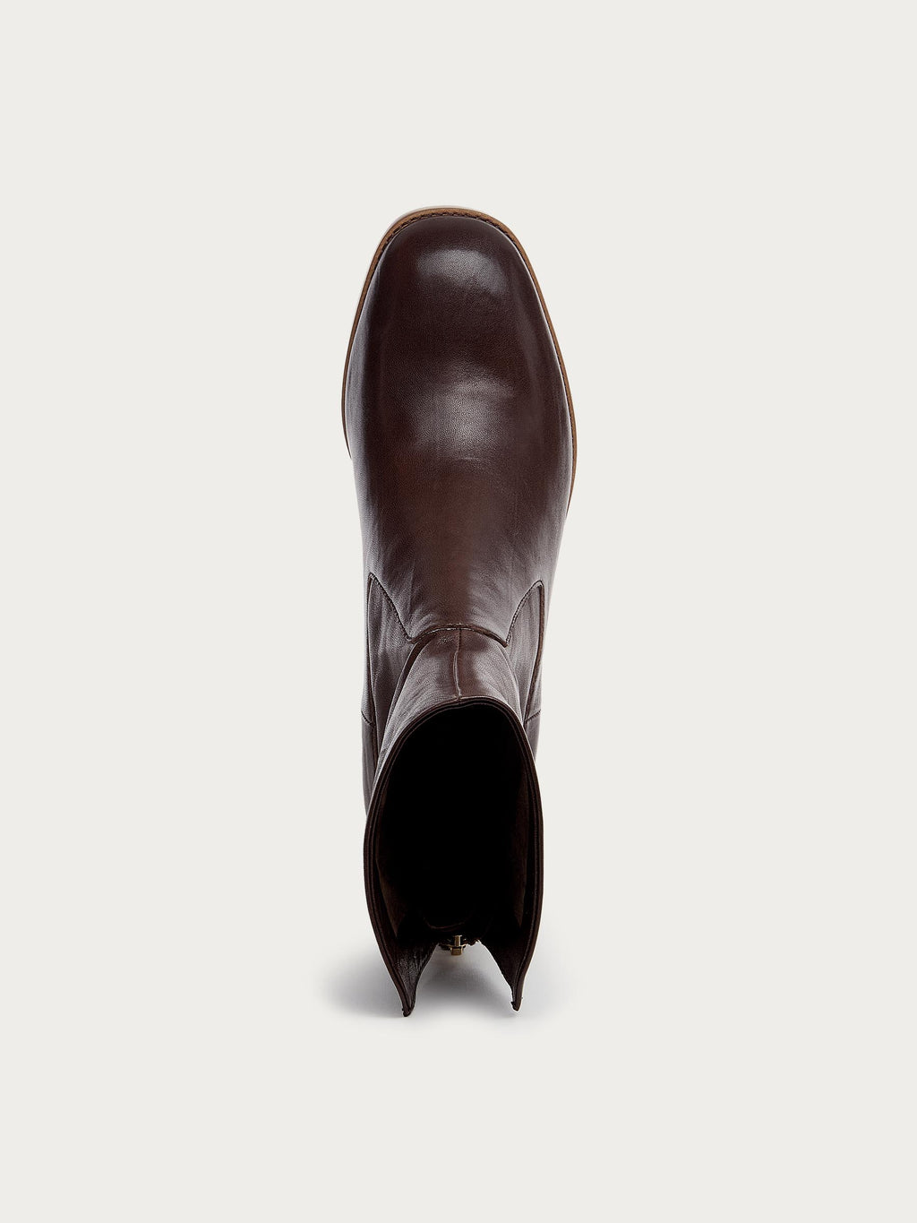 Island Cacao Leather Booties