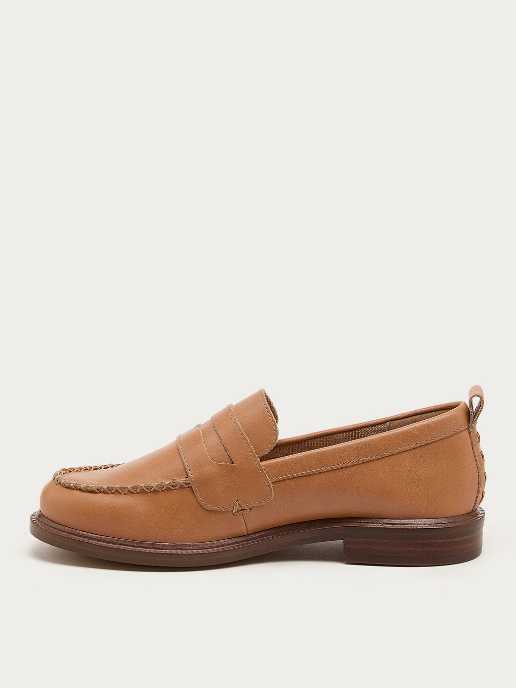 Lens Cookie Dough Leather Loafers