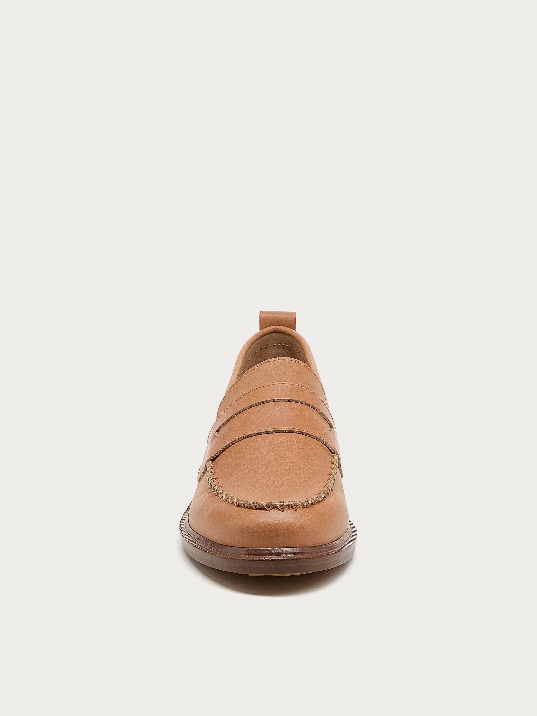 Lens Cookie Dough Leather Loafers