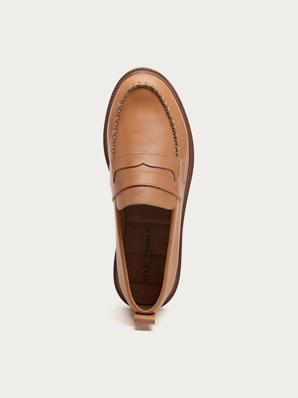 Lens Cookie Dough Leather Loafers