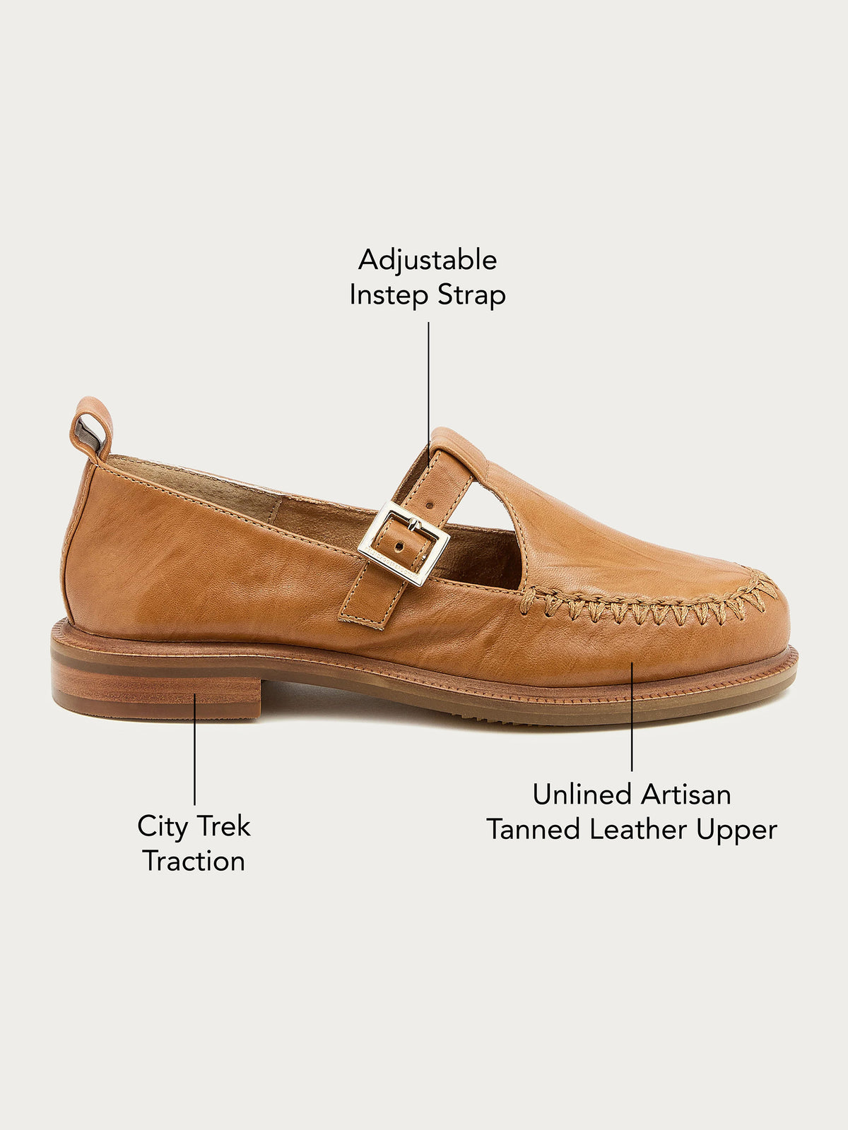 Lou Honey T-Strap Mary Jane Loafers