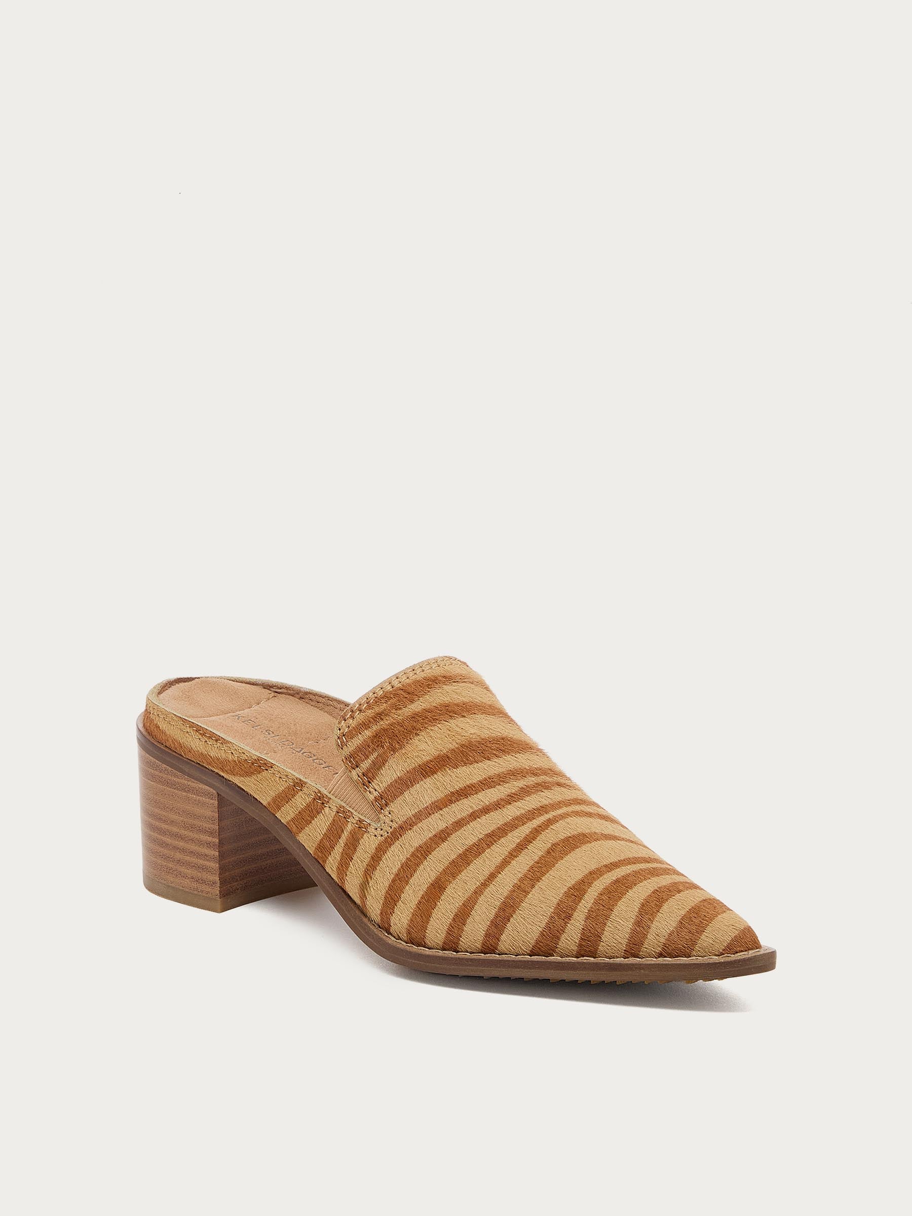 Mason Zebra Pointed Mules