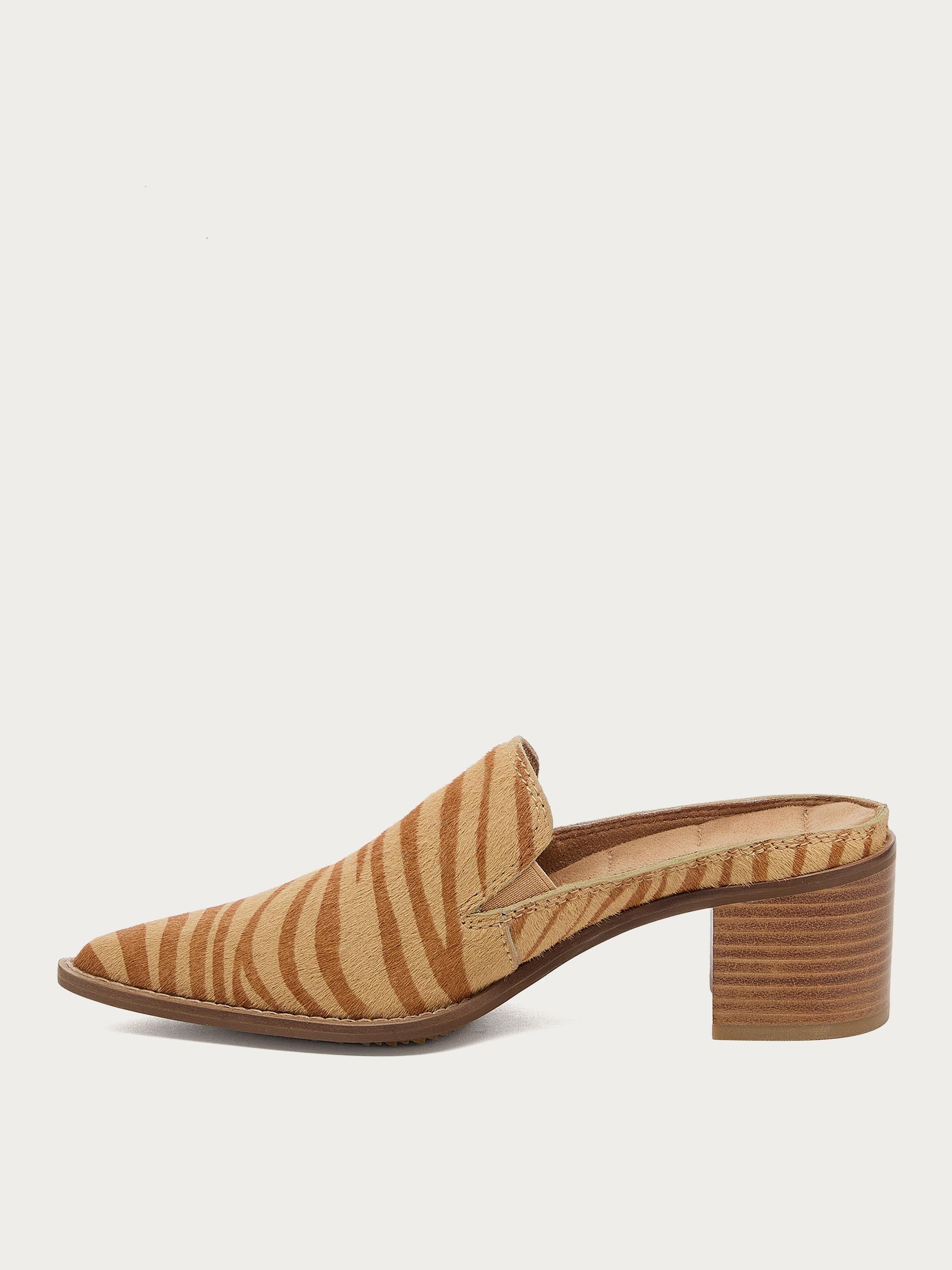 Mason Zebra Pointed Mules