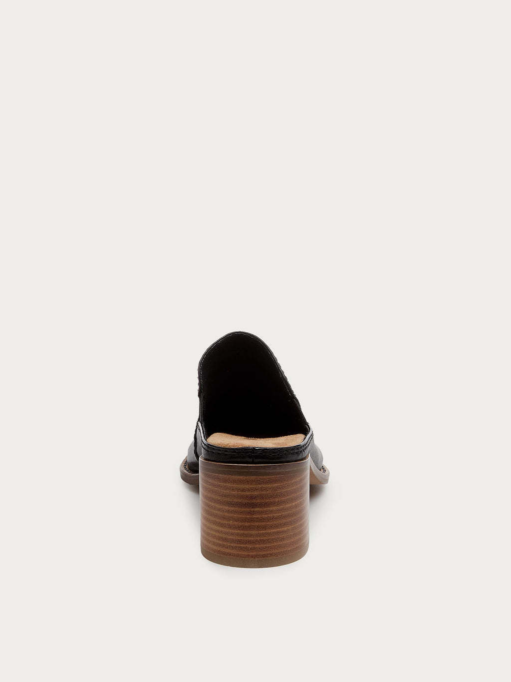 Mason Black Pointed Toe Mules