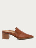 Mason Burnt Cognac Pointed Toe Mules