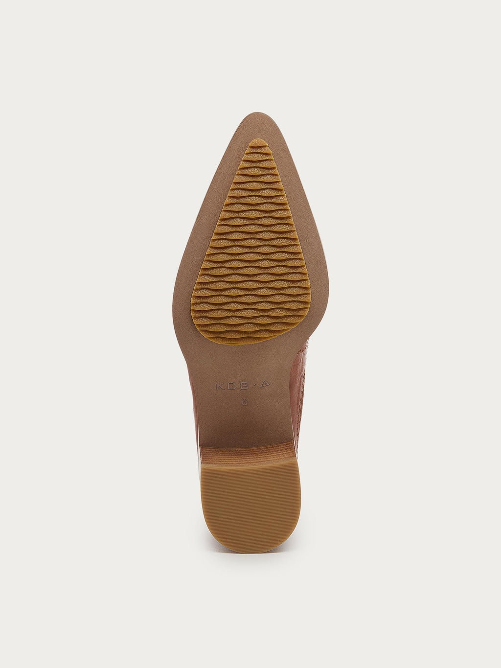 Mason Burnt Cognac Pointed Toe Mules