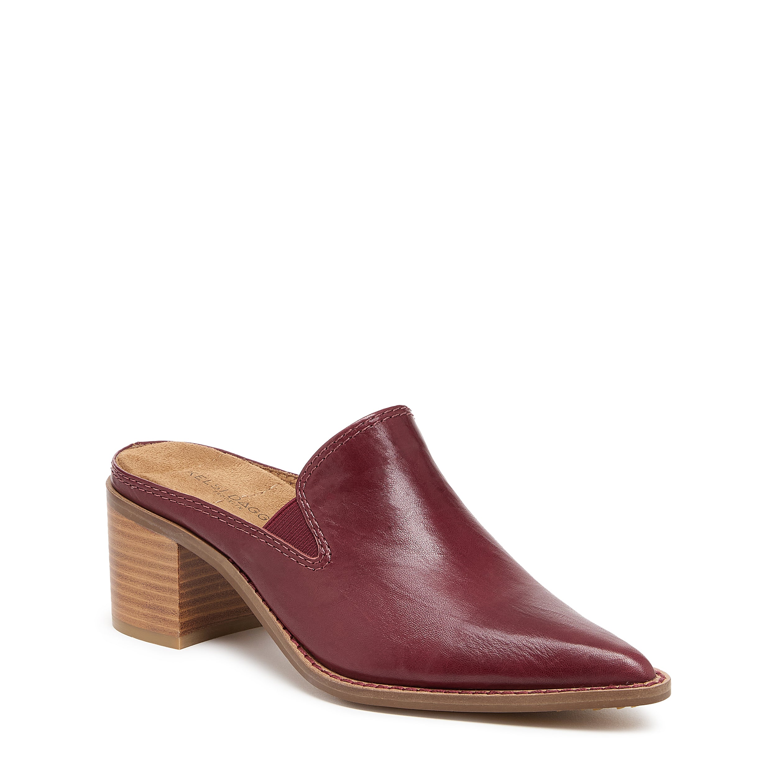 Kelsi Dagger Mason Merlot Pointed Toe Mules – Kelsi Dagger BK