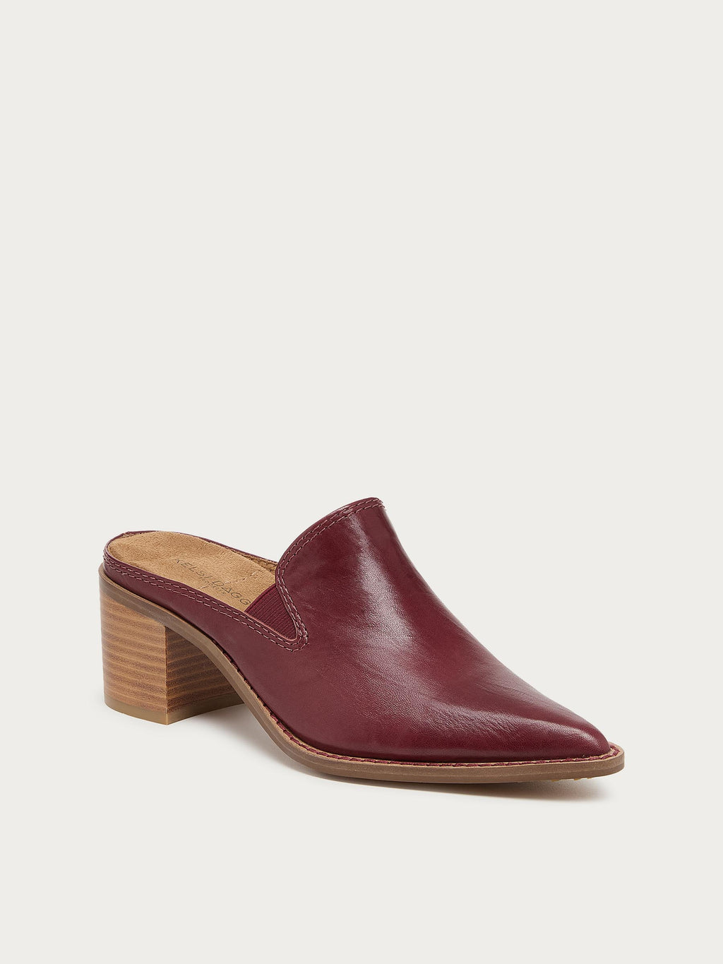 Mason Merlot Pointed Toe Mules