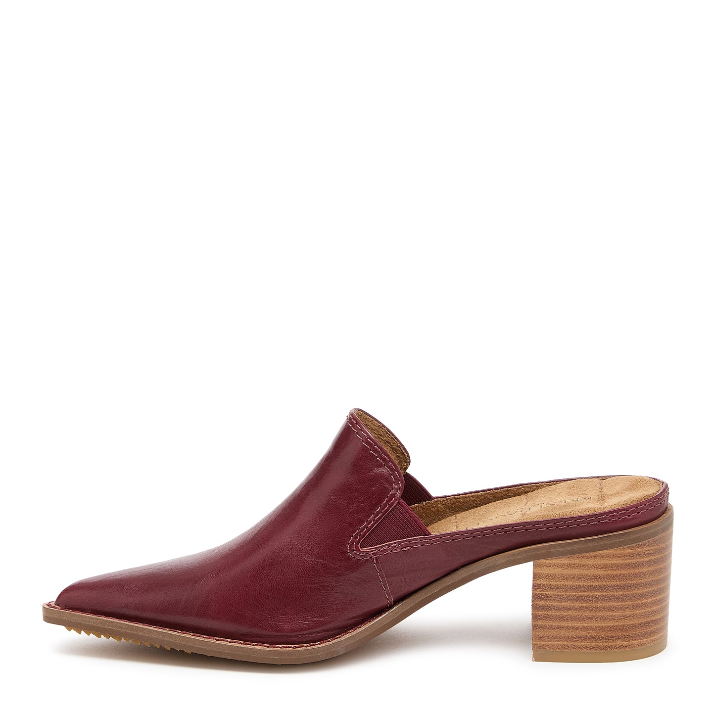 Mason Merlot Pointed Toe Mules
