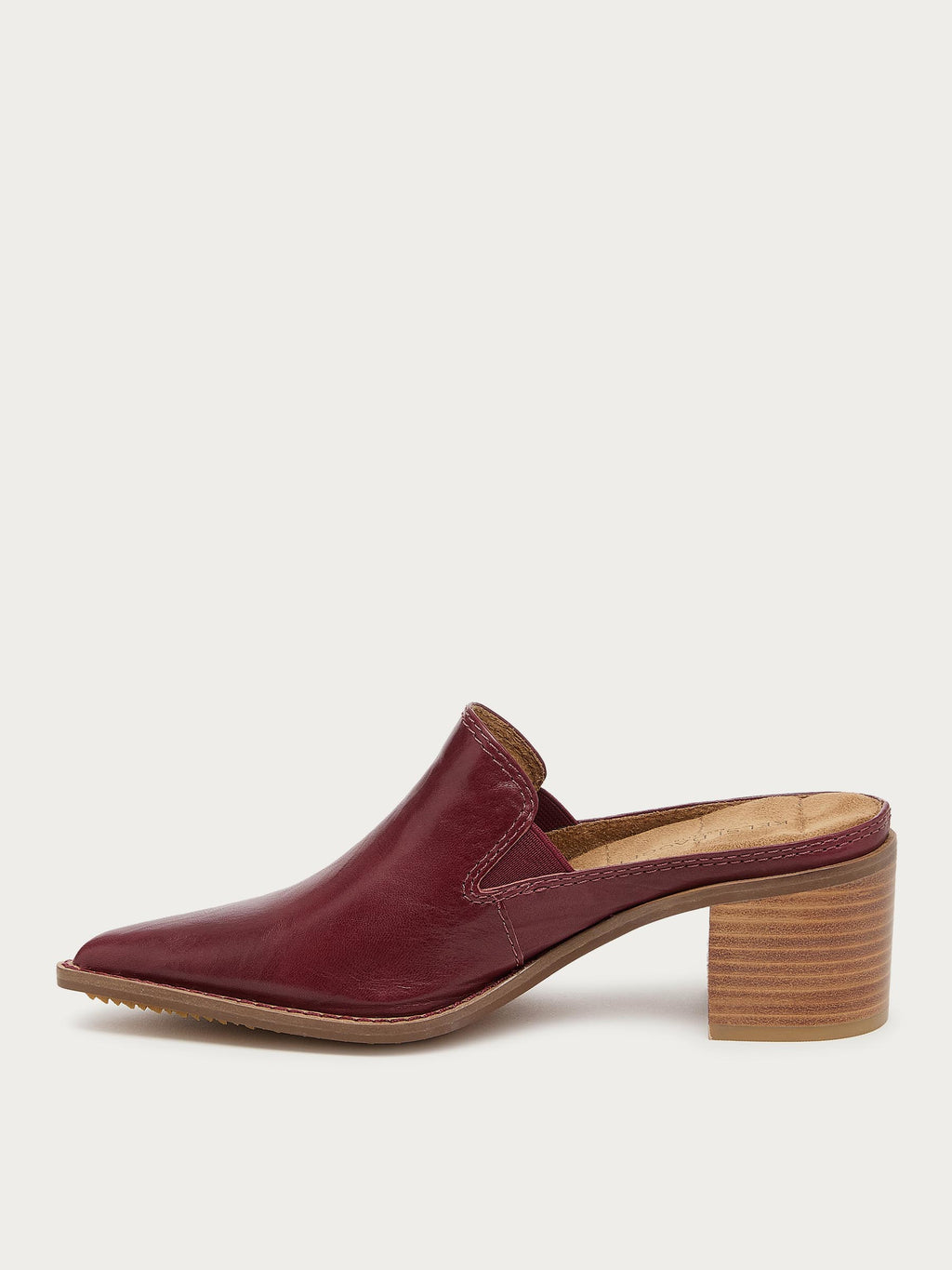 Mason Merlot Pointed Toe Mules