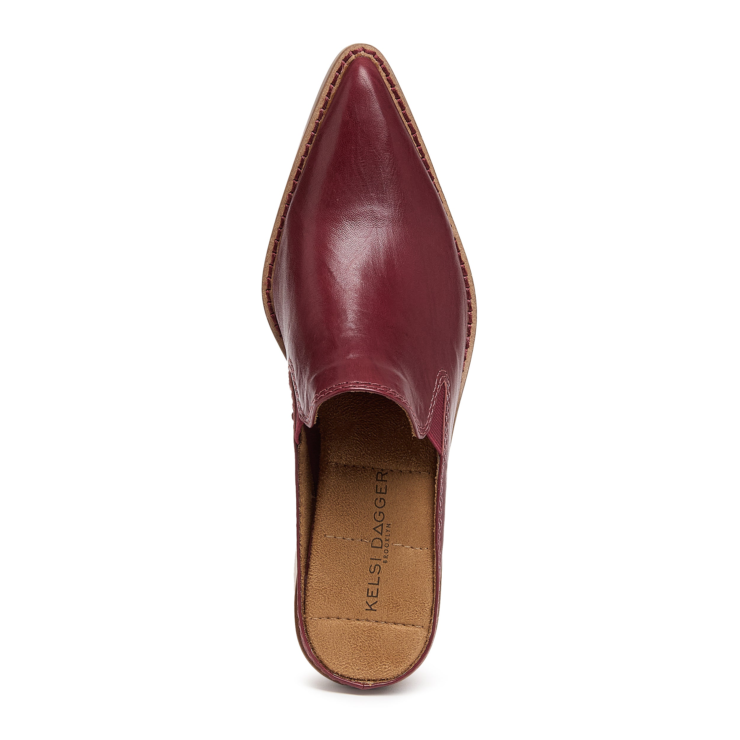 Kelsi Dagger Mason Merlot Pointed Toe Mules – Kelsi Dagger BK