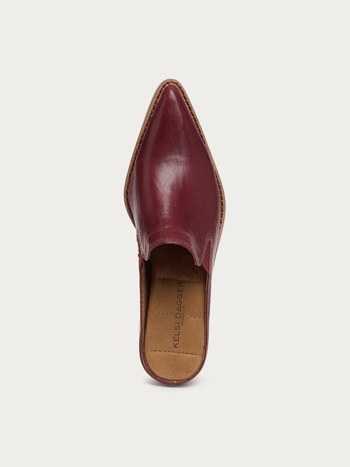 Mason Merlot Pointed Toe Mules