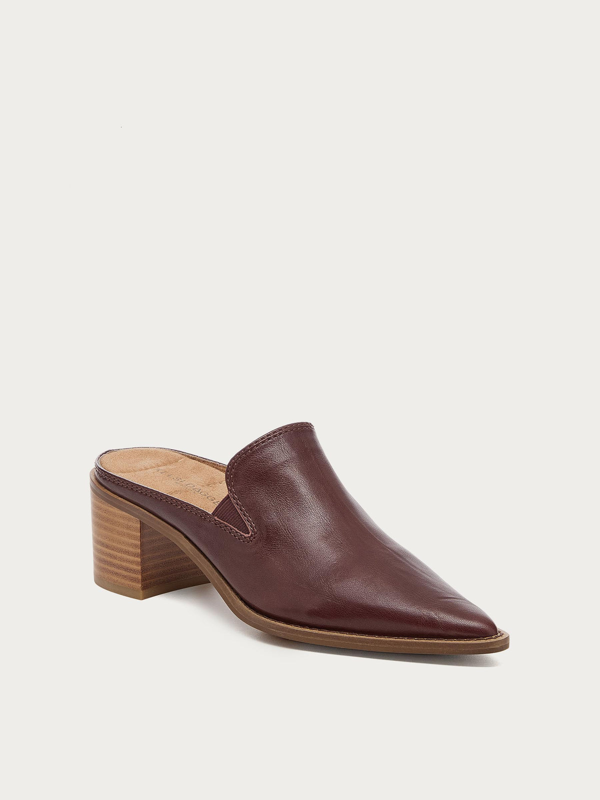 Mason Warm Brown Pointed Toe Mules