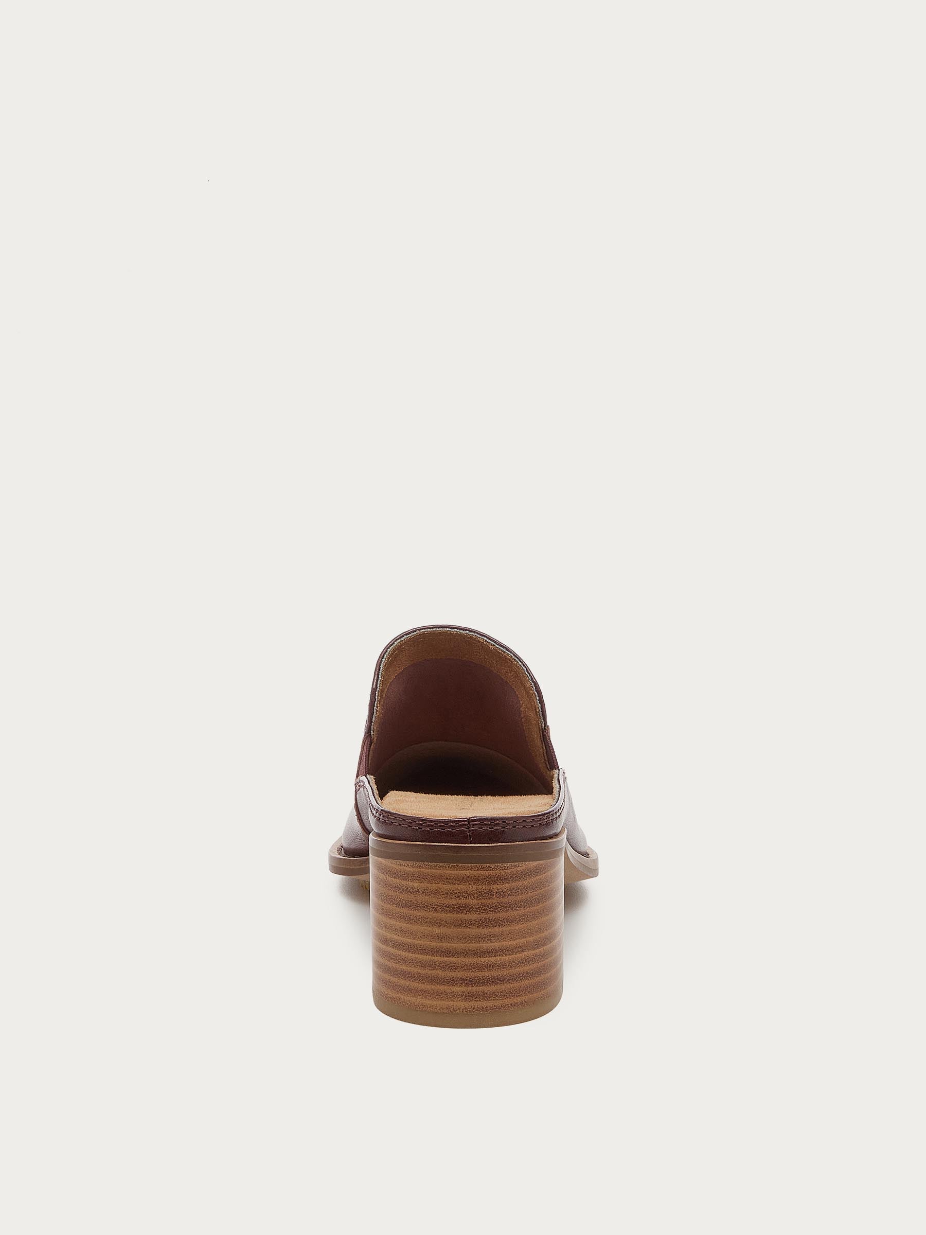 Mason Warm Brown Pointed Toe Mules