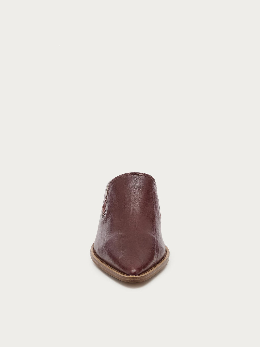 Mason Warm Brown Pointed Toe Mules