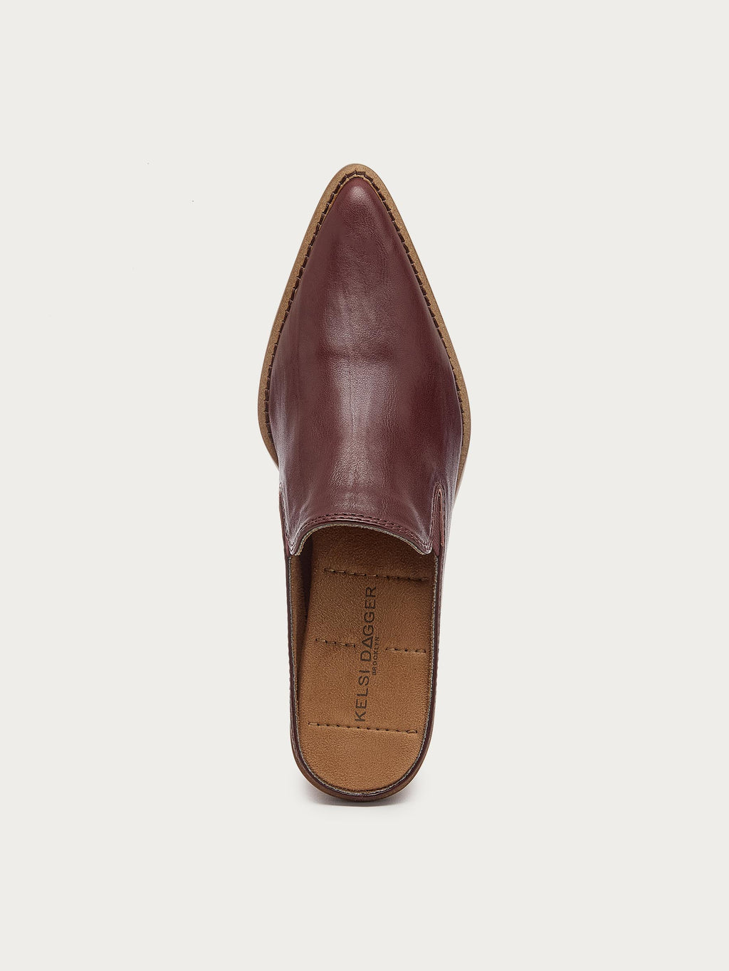 Mason Warm Brown Pointed Toe Mules