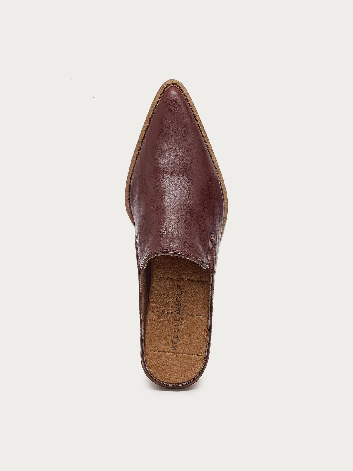 Mason Warm Brown Pointed Toe Mules