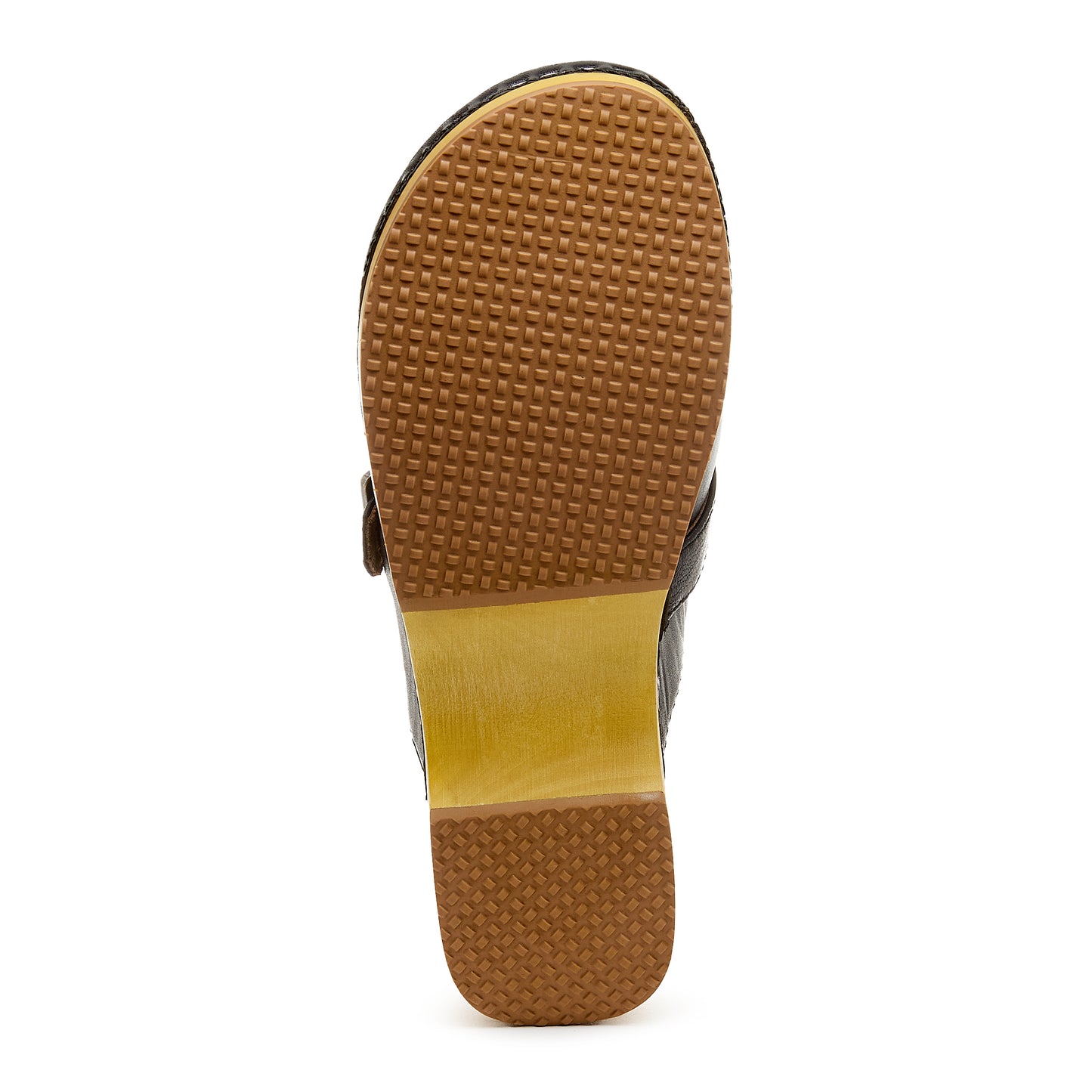 Nitro Black Leather Clog