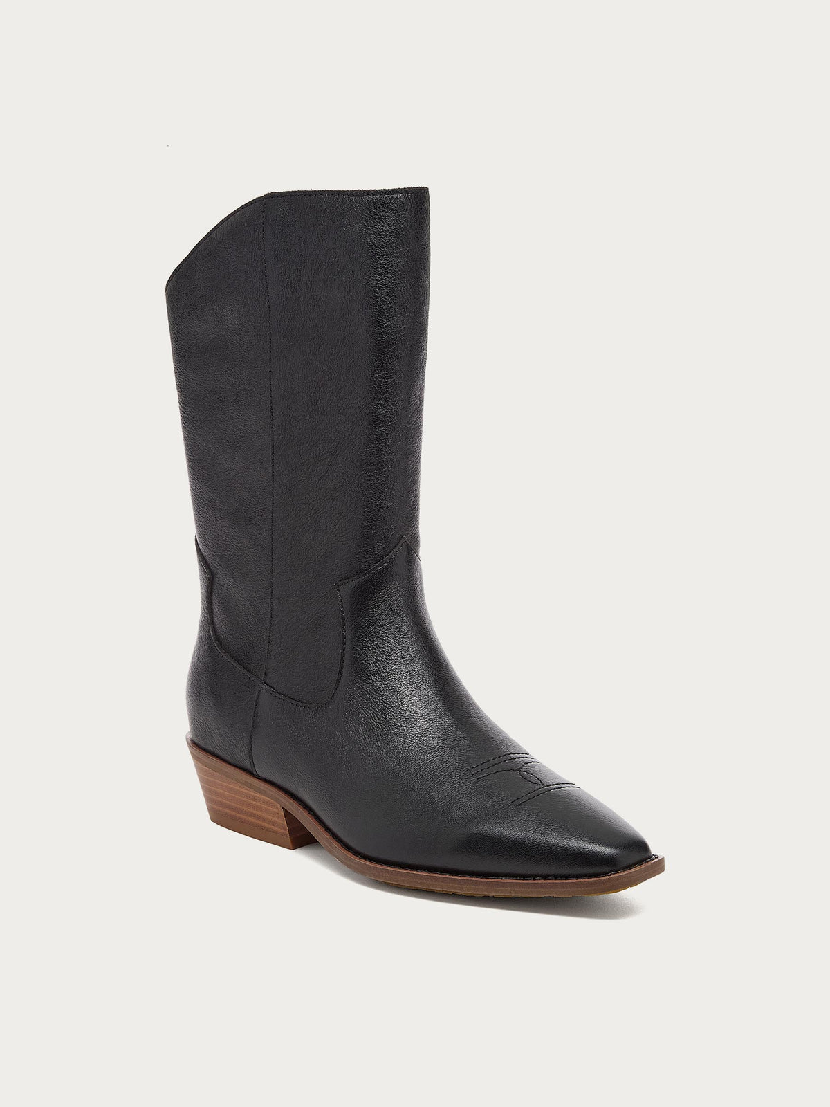 Piper Black Leather Boot