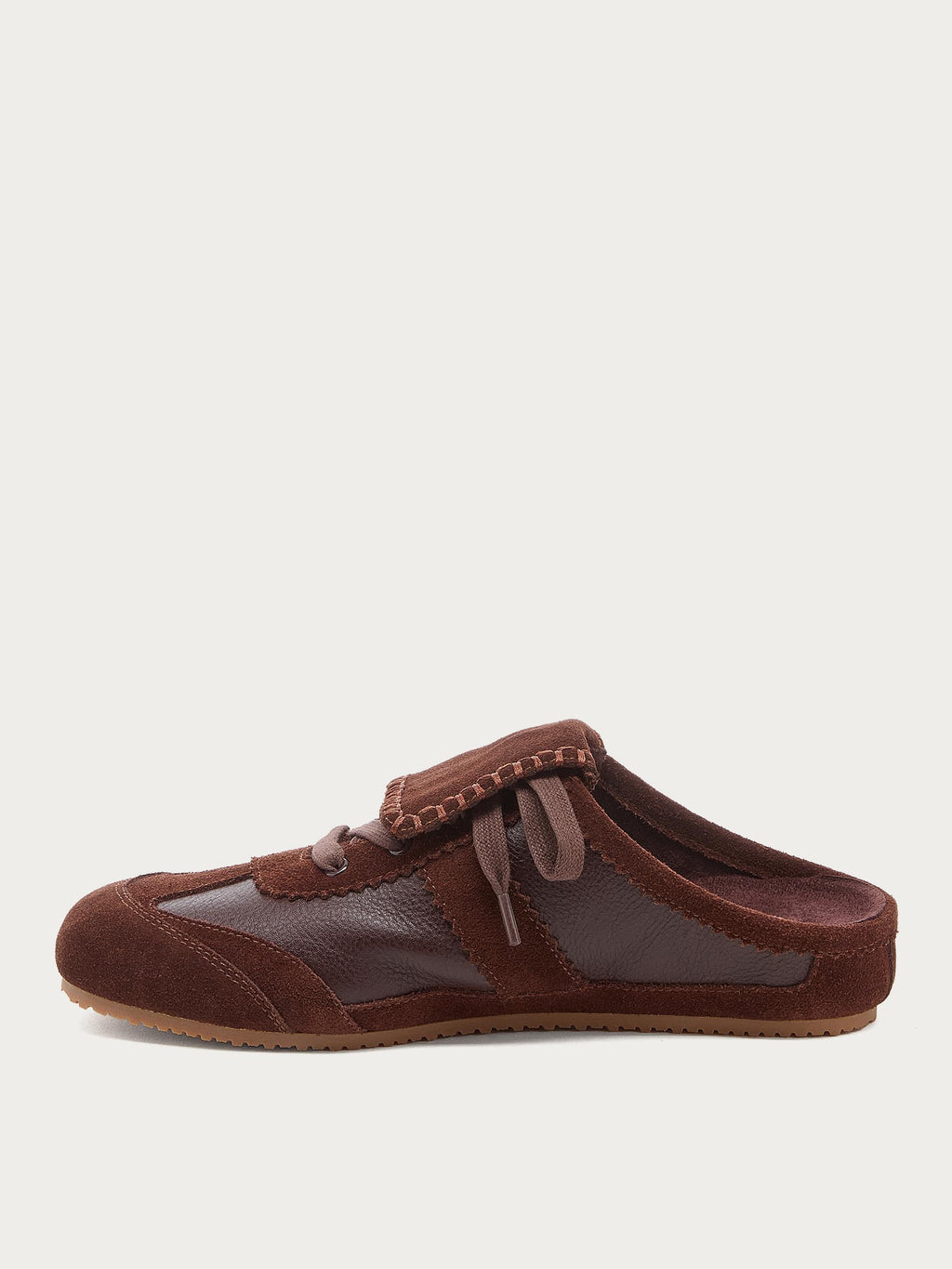 Scotty Brown Lace-up Sneaker Mule