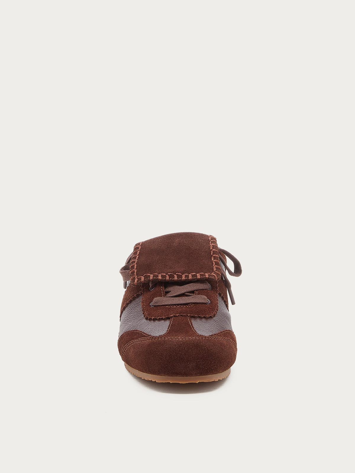 Scotty Brown Lace-up Sneaker Mule