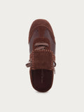 Scotty Brown Lace-up Sneaker Mule