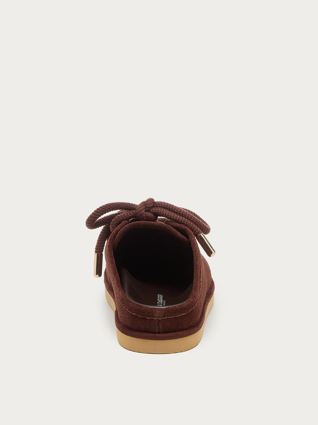 Stormy Brown Suede Mules