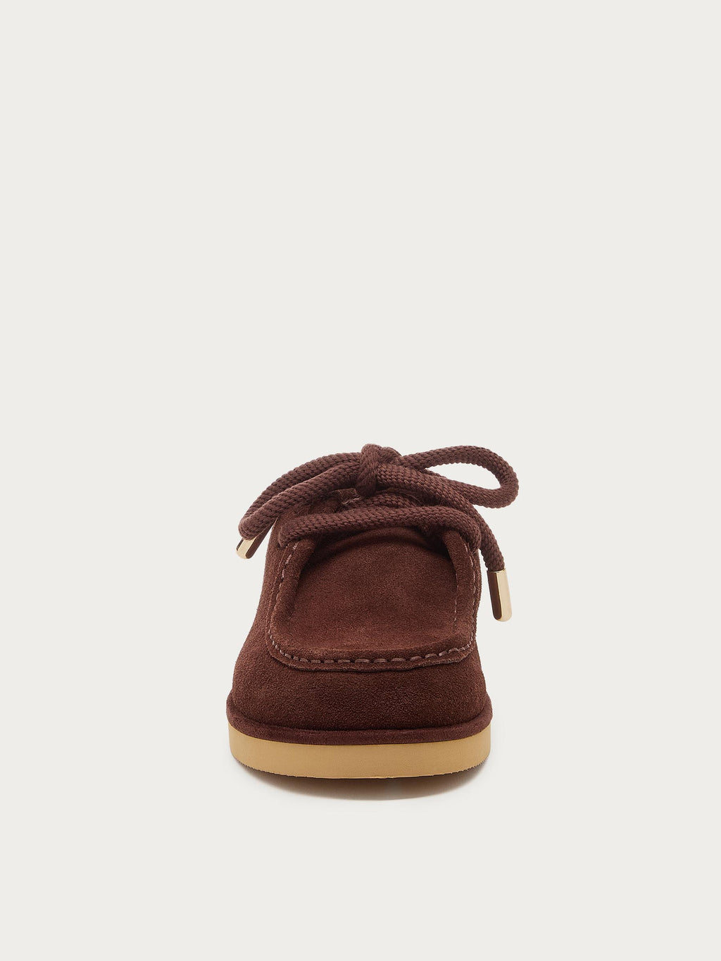 Stormy Brown Suede Mules