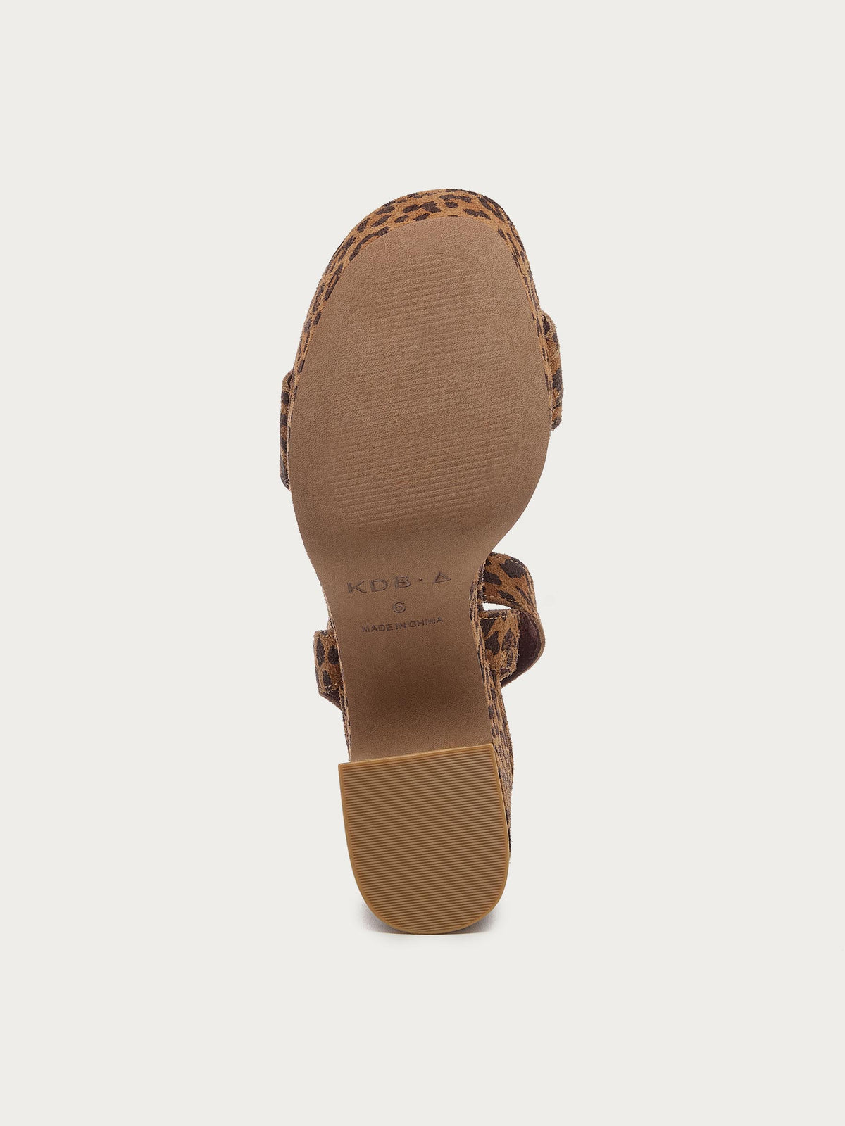 Wendy Leopard Suede Heel