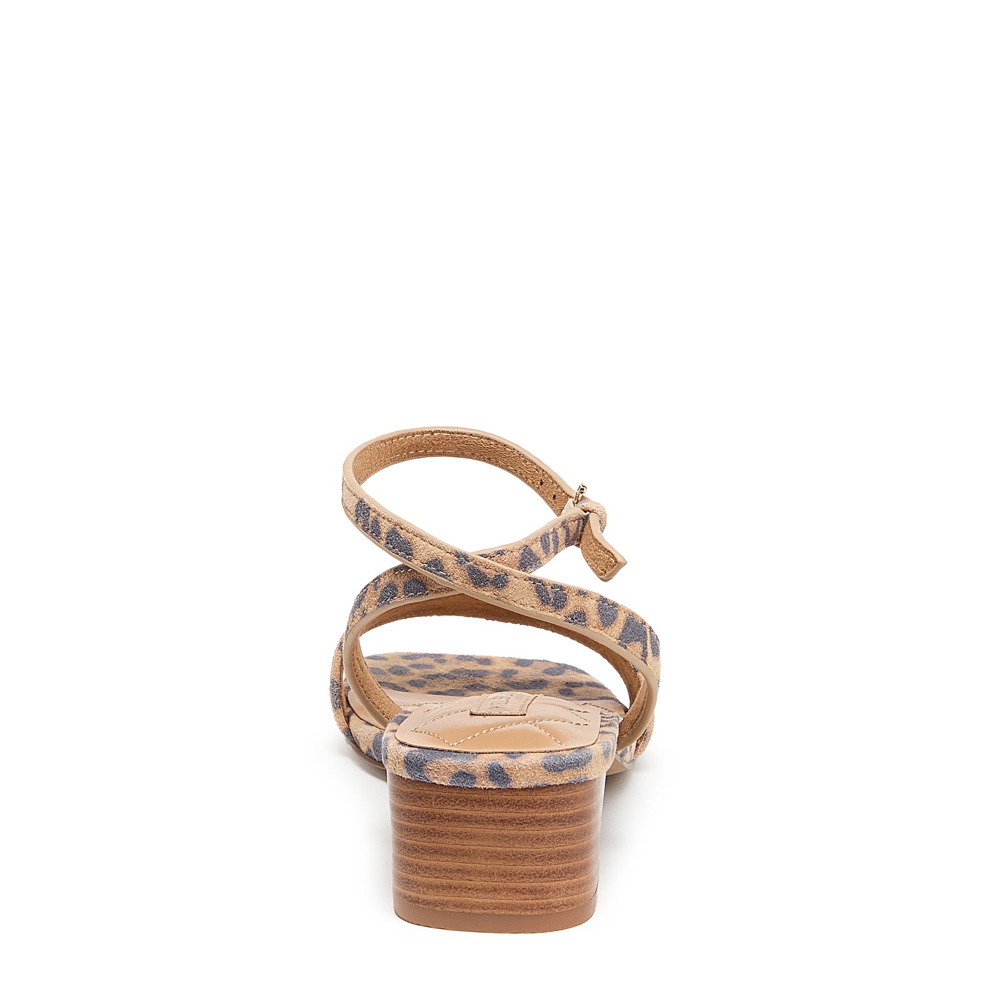 Kelsi Dagger Women's August Leopard Suede Ankle Strap Sandal