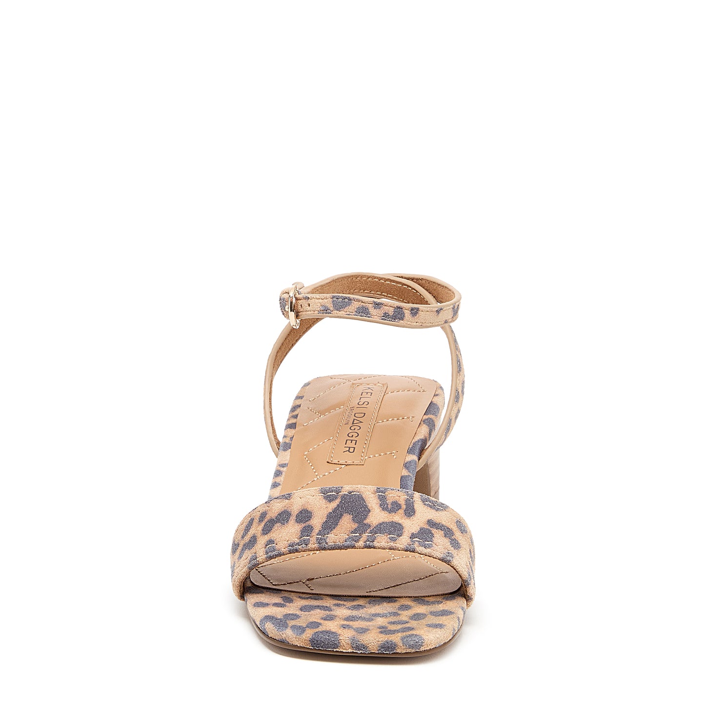 Kelsi Dagger Women's August Leopard Suede Ankle Strap Sandal