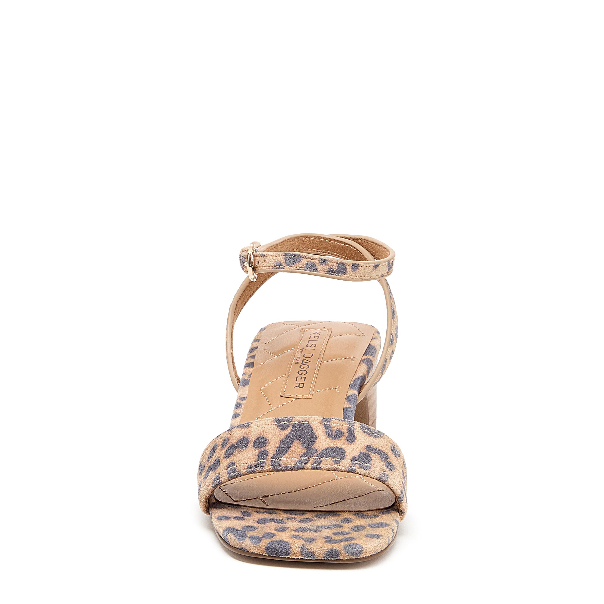 Kelsi Dagger Women's August Leopard Suede Ankle Strap Sandal